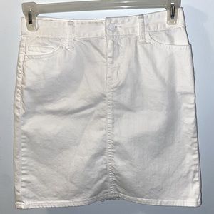 Tommy Hilfiger - White Jean Skirt